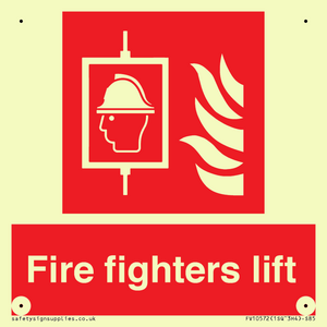 Fire fighters lift
